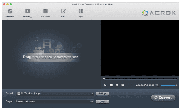 Acrok Video Converter Ultimate 7.3 Portable for macOS