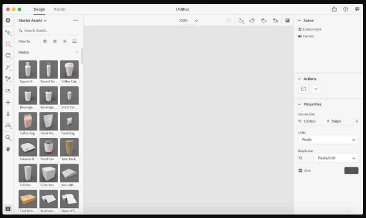 Adobe Dimension 4.1.4 portable for macOS 1