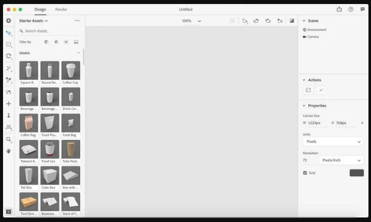 Adobe Dimension 4.1.4 portable for macOS 1