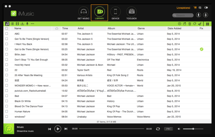 Aimersoft iMusic 2.2.2.1 portable for macOS 1