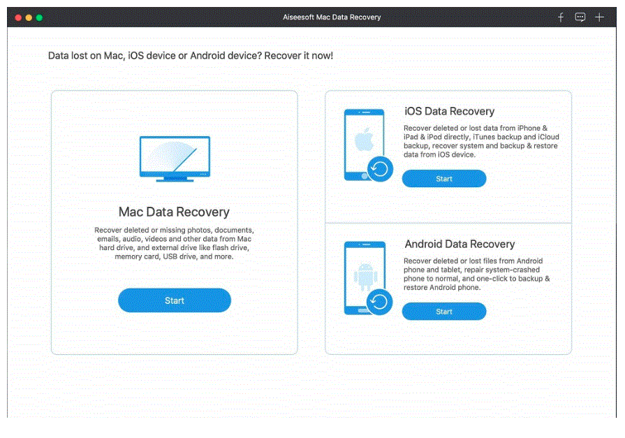 Aiseesoft Data Recovery 1.8.32 portable for macOS