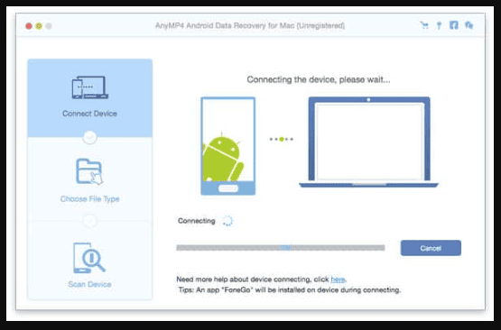 AnyMP4 Android Data Recovery 2.1.26 portable for macOS 1