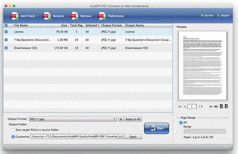 AnyMP4 PDF Converter 3.2.12 portable for macOS