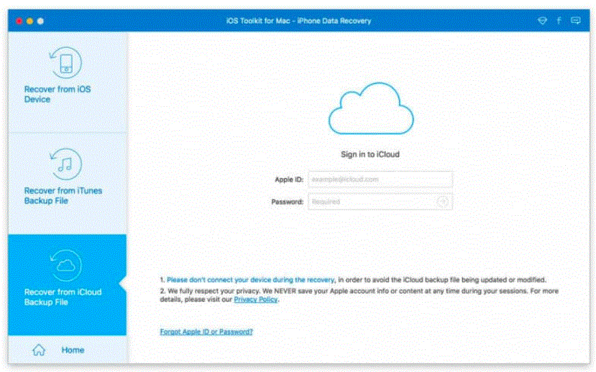 AnyMP4 iPhone Data Recovery 9.1.20 portable for macOS