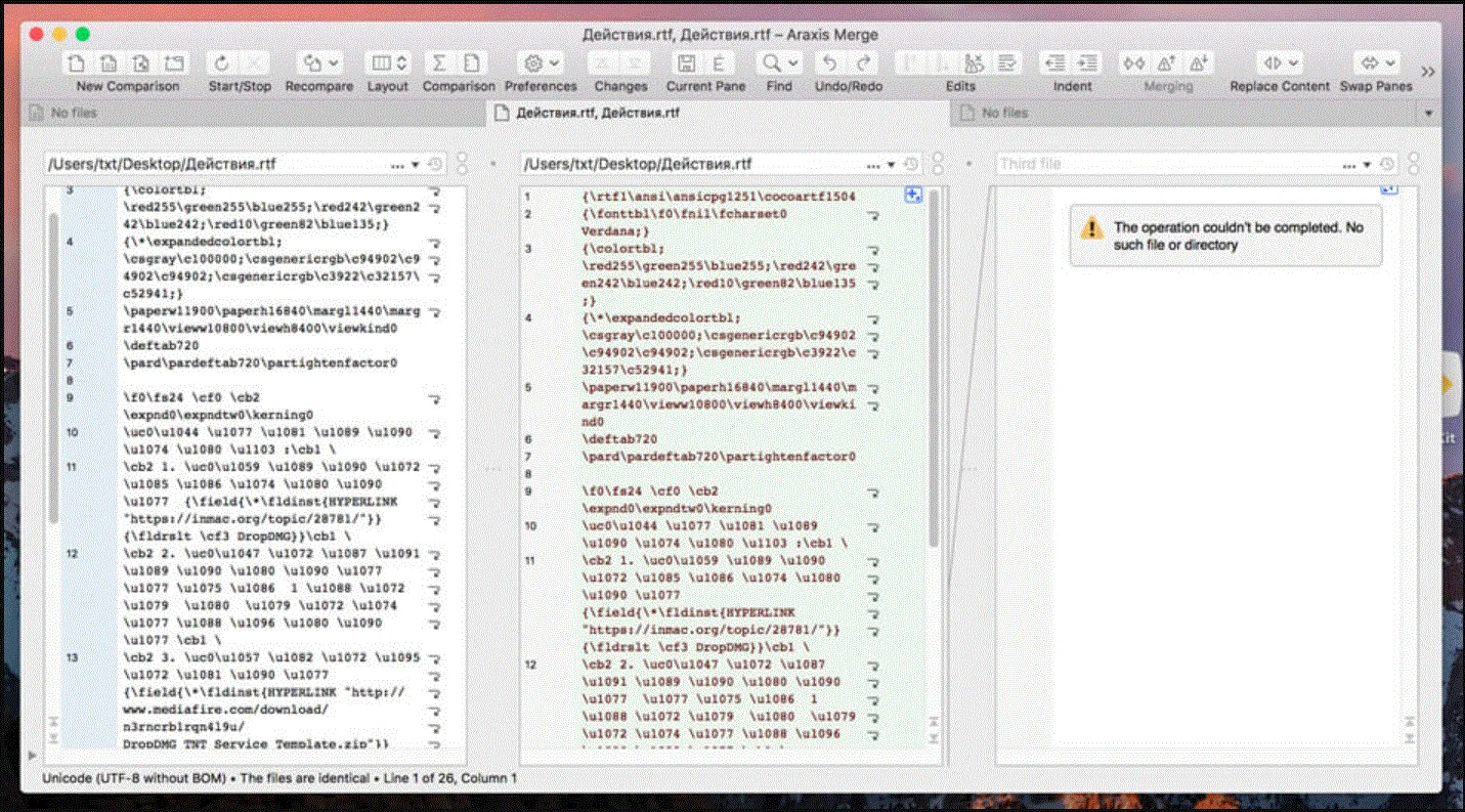Araxis Merge Pro 2025.1 portable for macOS