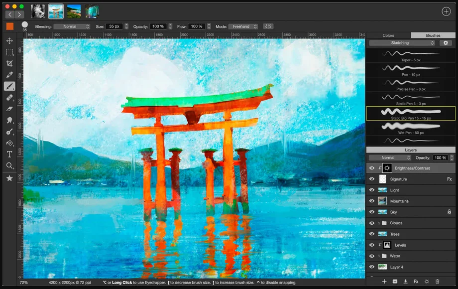 Artstudio Pro 5.2.9 portable for macOS 1