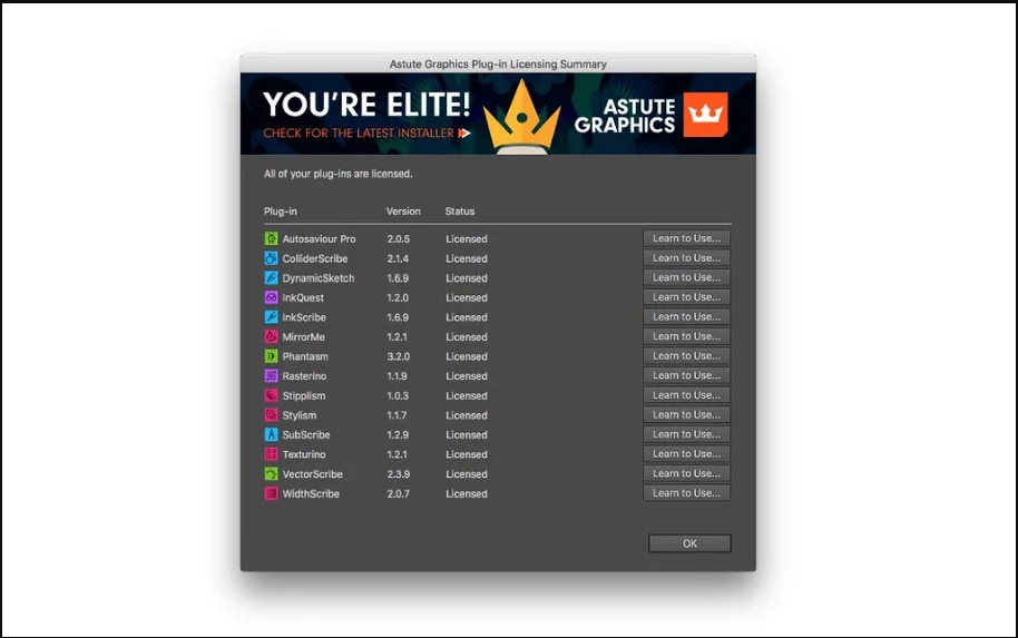 Astute Graphics Plugins Elite Bundle 2.3.3 portable for macOS