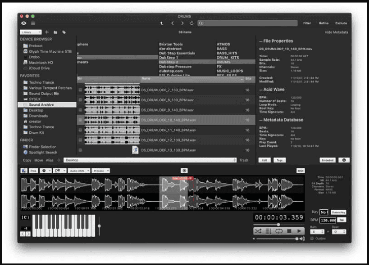 AudioFinder 6.0.6 portable for macOS 1