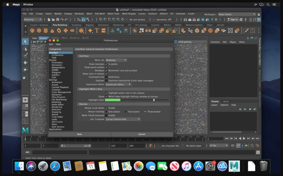 Autodesk Maya 2026 portable macOS 1