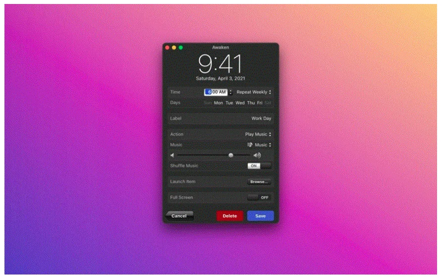 Awaken 6.4.5 portable for macOS