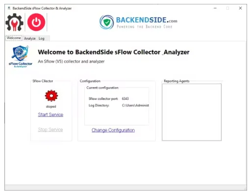 BackendSide sFlow Collector And Analyzer 1.0.0.16