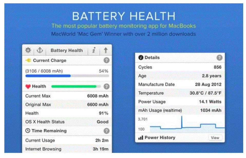Battery Health 3 v1.0.29 Portable for macOS