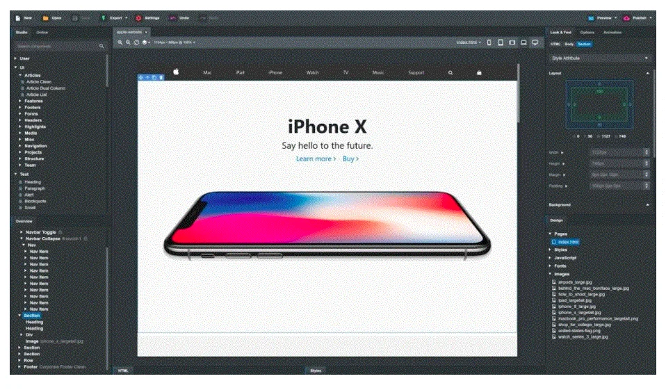 Bootstrap Studio 6.6.1 portable for macOS