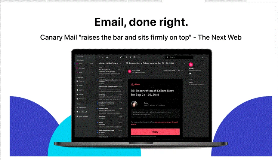Canary Mail 4.92.0 portable for macOS