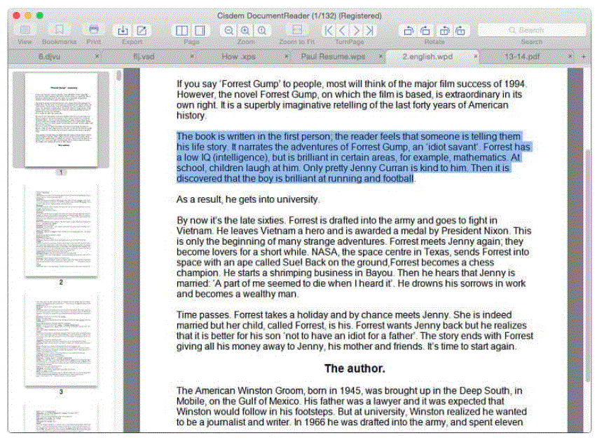 Cisdem Document Reader 5.5.1 portable for macOS