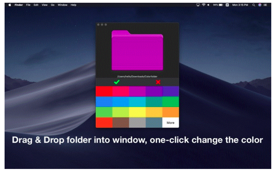 Color Folder Master 1.1.1 MAS portable for macOS