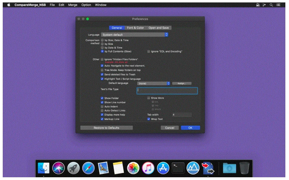 CompareMerge 2.13 portable for macOS