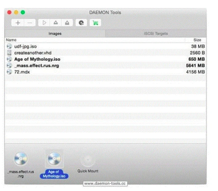 DAEMON Tools 6.3.419 portable for macOS