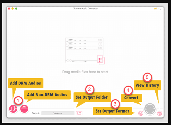 DRmare Audio Converter 2.10.0 portable for macOS