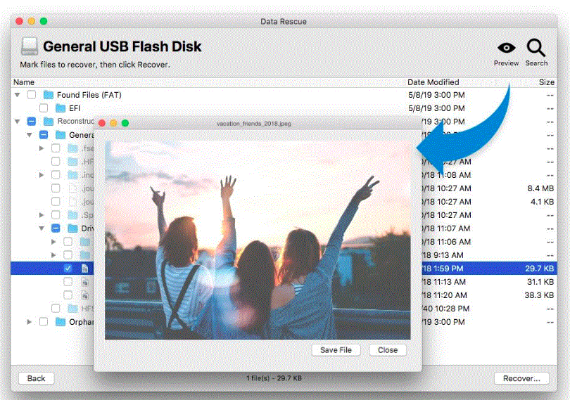 Data Rescue 6.0.9 portable for macOS