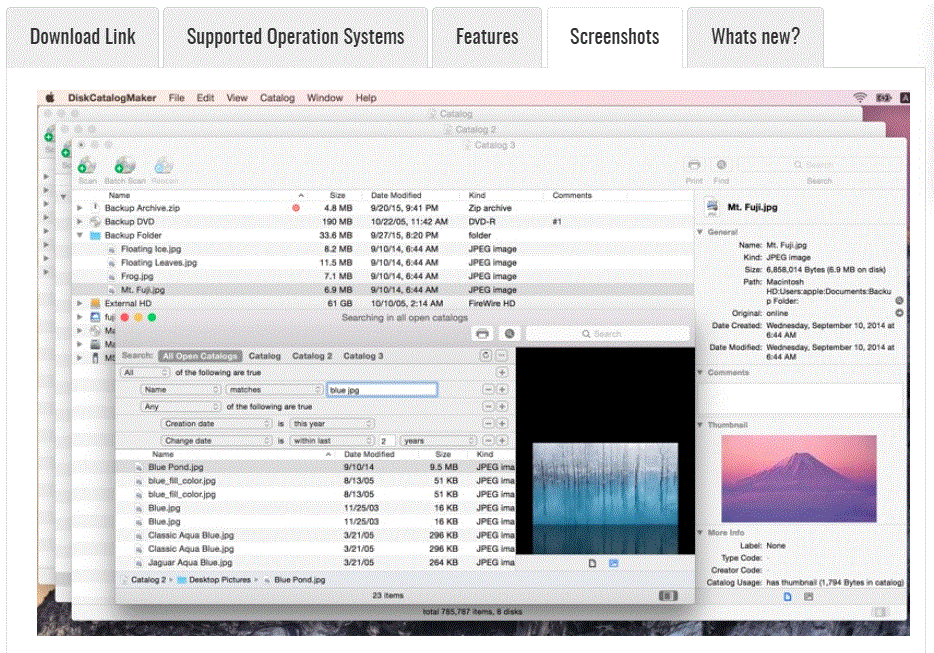 DiskCatalogMaker 8.4.5 Portable for macOS