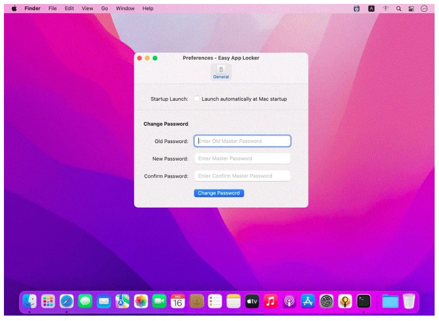 Easy App Locker 1.2 portable for macOS