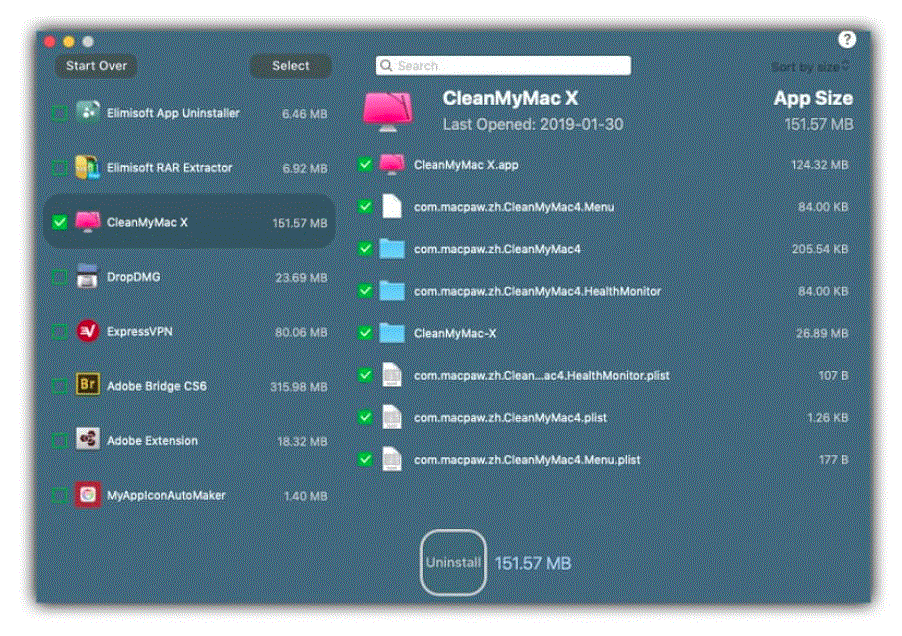 Elimisoft App Uninstaller 2.6 portable for macOS