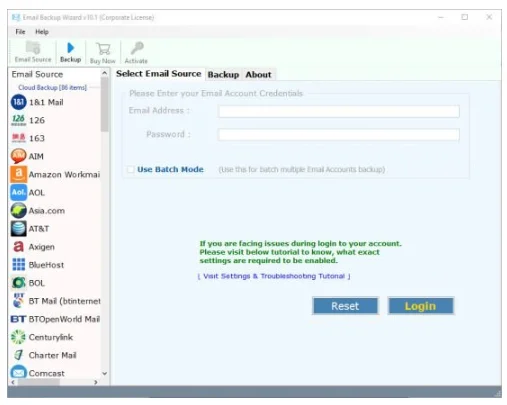 Email Backup Wizard Enterprise 26.1