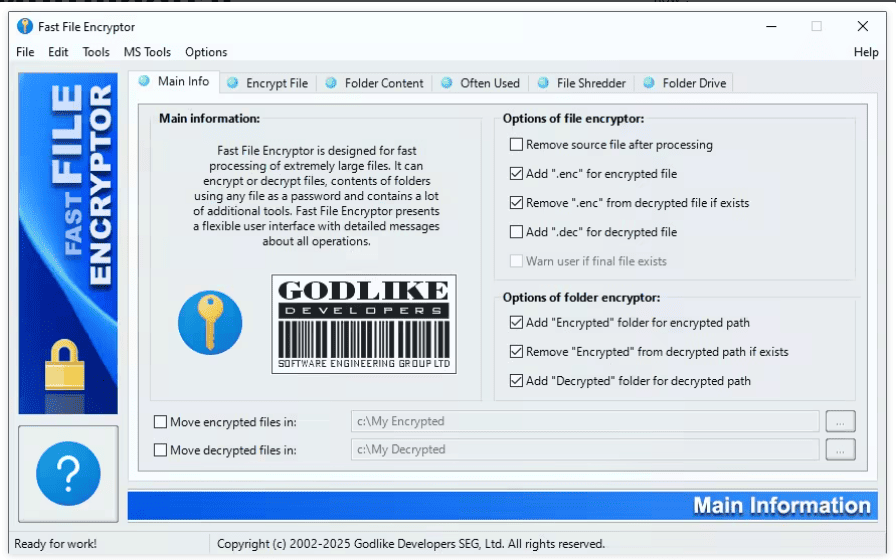 Fast File Encryptor v25.12 Multilingual