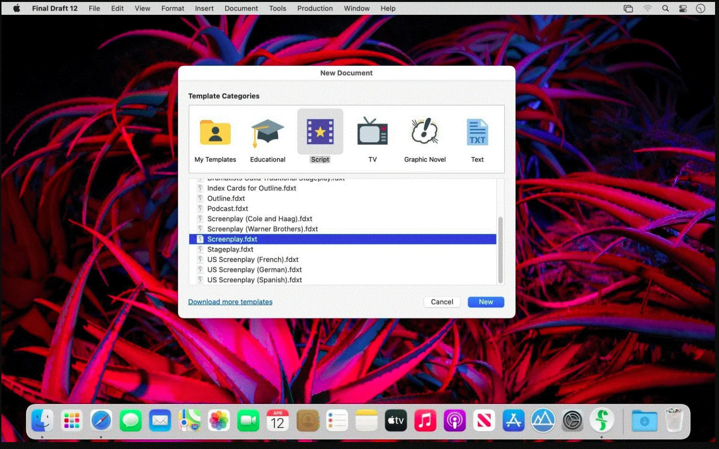 Final Draft 13.2.5 Build 94 portable for macOS