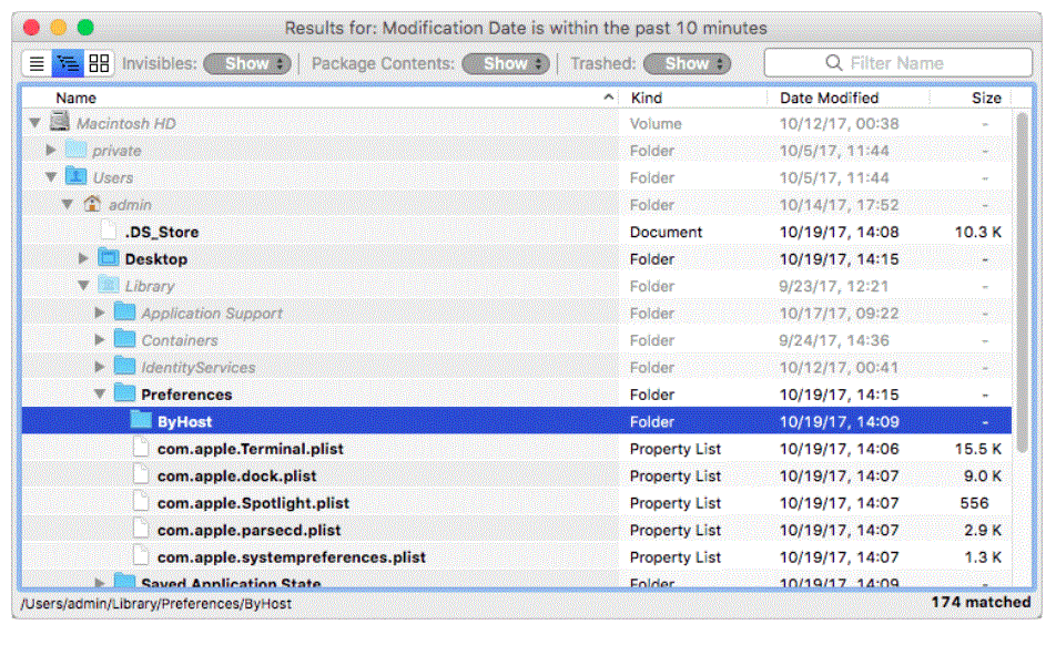 Find Any File (FAF) 2.5.6 portable for macOS
