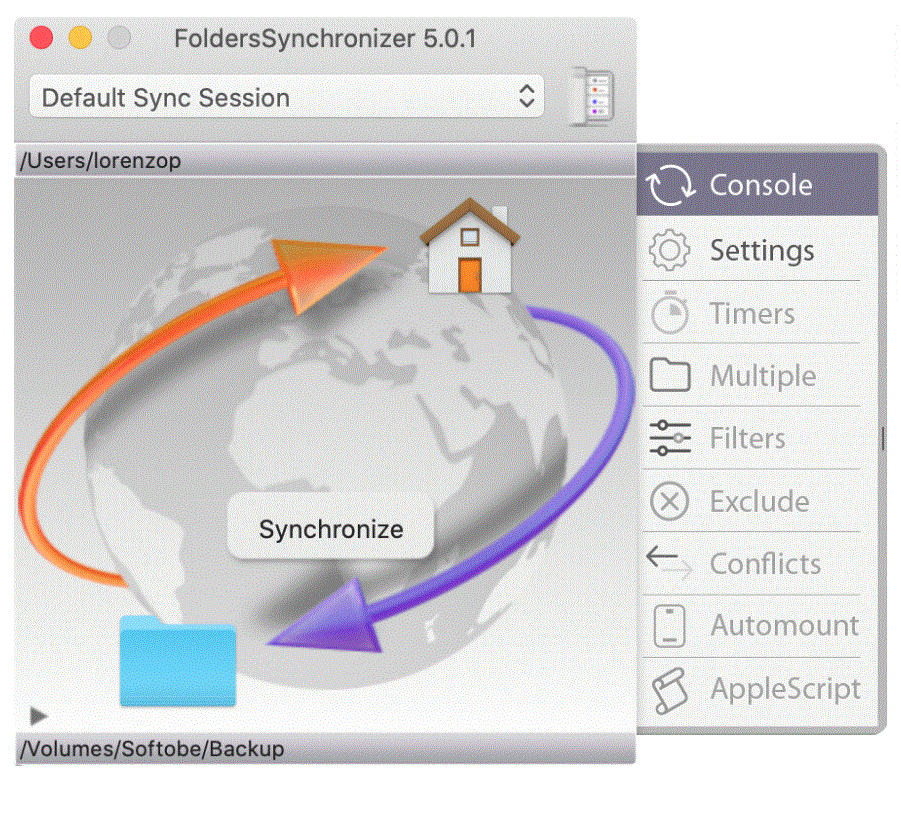 FoldersSynchronizer 5.1.2 portable for macOS