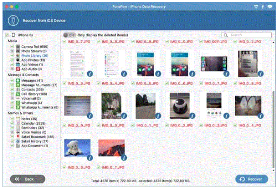 FonePaw iPhone Data Recovery 8.6.0 portable for macOS