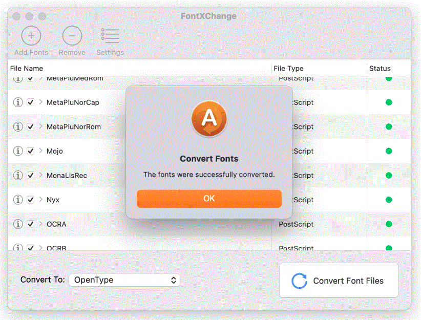 FontXChange 6.0 fix Portable for macOS