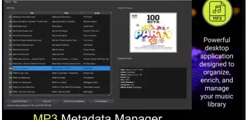 Giuseppe Cigala MP3 Metadata Manager 1.0.2