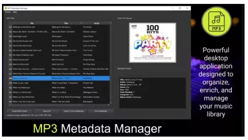 Giuseppe Cigala MP3 Metadata Manager 1.0.2 