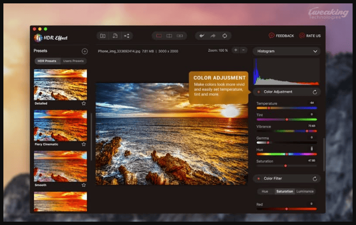 HDR Effect 1.11 Portable for macOS