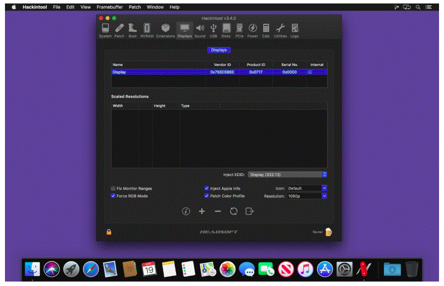Hackintool 4.1.5 portable for macOS