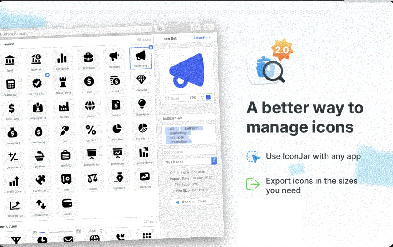 IconJar 2.11.4 macOS