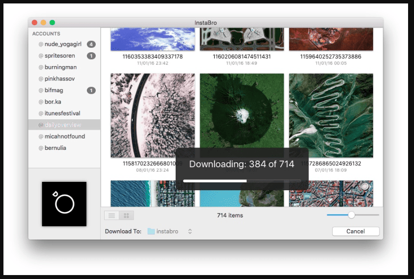 InstaBro 5.4.1Portable for macOS