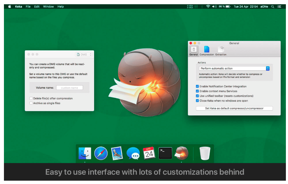 Keka 1.6.0 Portable for macOS
