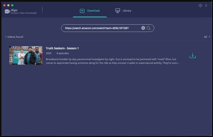 Kigo Amazon Prime Video Downloader 1.2.1 Portable for macOS