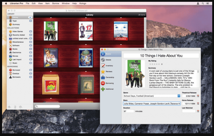 Librarian Pro 8.0.8 portable for macOS 1