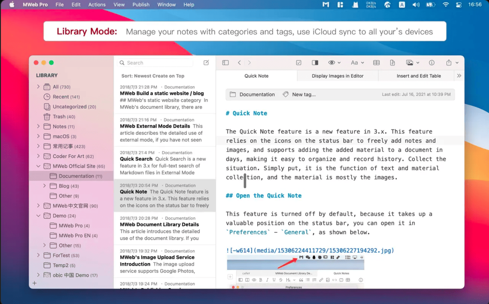 MWeb Pro 4.7.8 portable for macOS