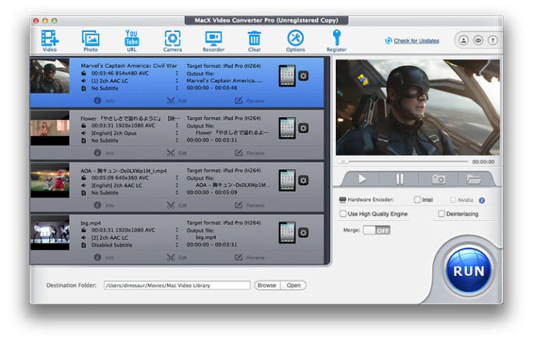 MacX Video Converter Pro 6.9.0 Portable for macOS 1
