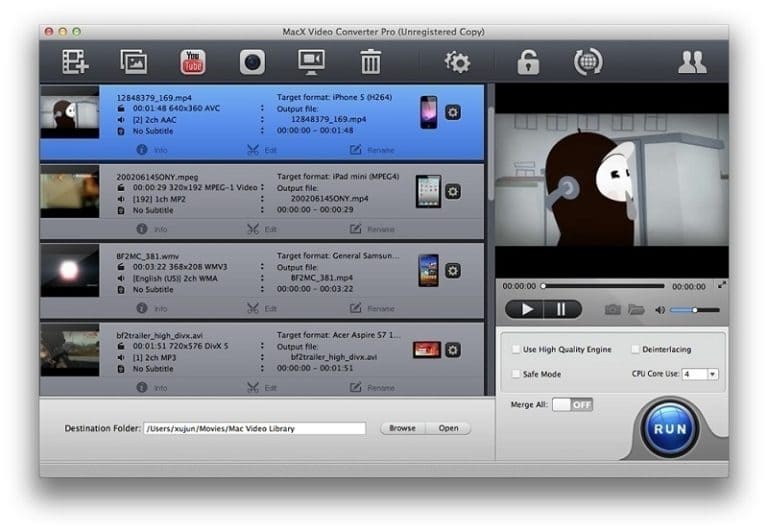 MacX Video Converter Pro 6.9.0 Portable for macOS