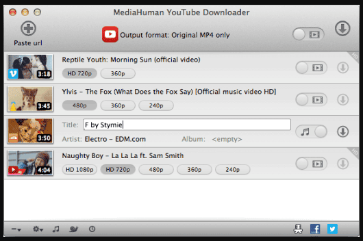 MediaHuman YouTube Downloader 3.9.9.61 Portable for macOS