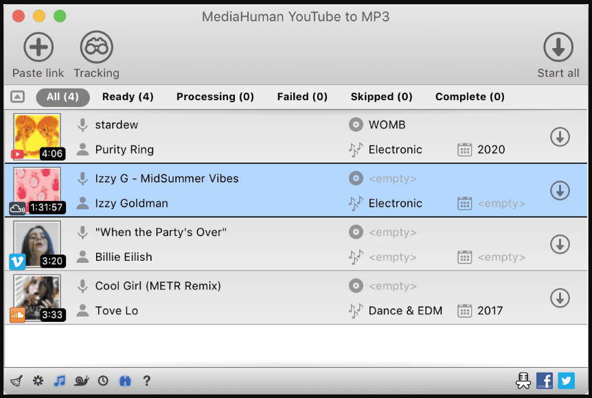 MediaHuman YouTube To MP3 Converter 3.9.9.61 portable for macOS 1