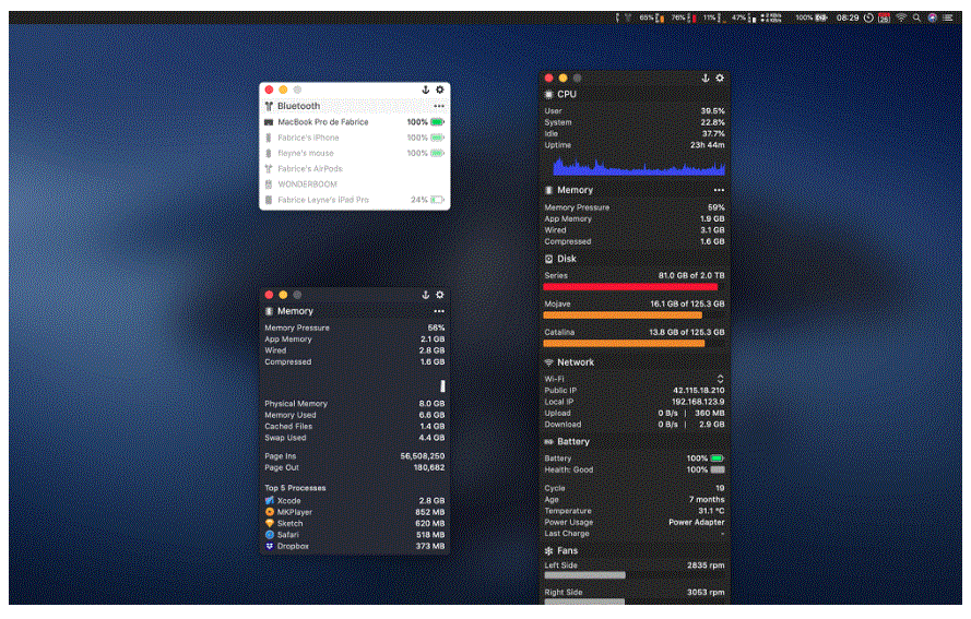 MenuBar Stats 3.9 Portable for macOS