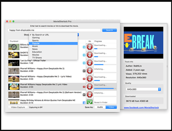 MovieSherlock Pro 6.3.6 Portable for macOS